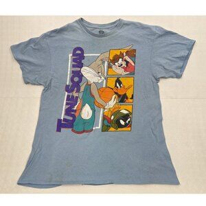 VTG Space Jam Looney Tunes Bugs Bunny Taz Daffy Marvin Martian T-Shirt Mens L